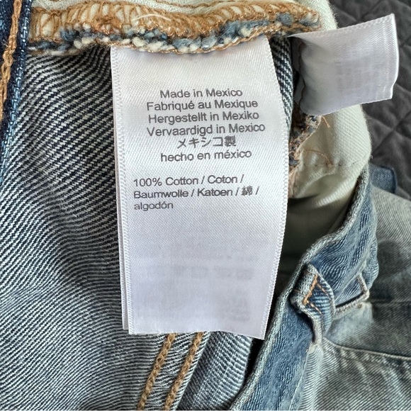 Madewell The Perfect Jean Short Women’s 30 Tulip Hem Denim High Rise Cut Off B4 - Picture 10 of 11